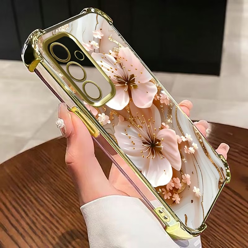 Electroplated Flower Clear Pho - Samsung Galaxy S25 评论和价格