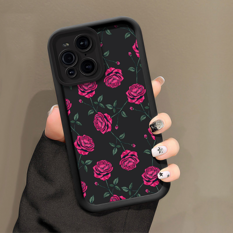Silicone Flower Phone Case For - Oppo Find X8 评论和价格