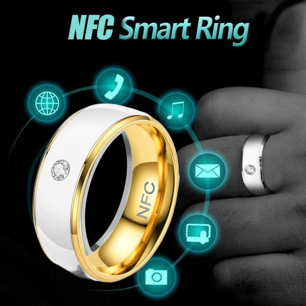 NFC Smart Ring Stainless Steel - Smart Ring Nfc Pay 评论和价格